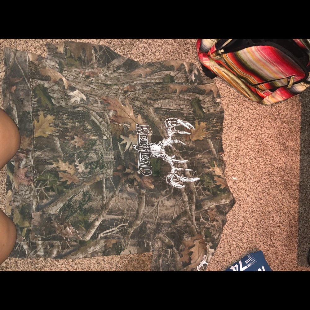 Redhead camo hoodie